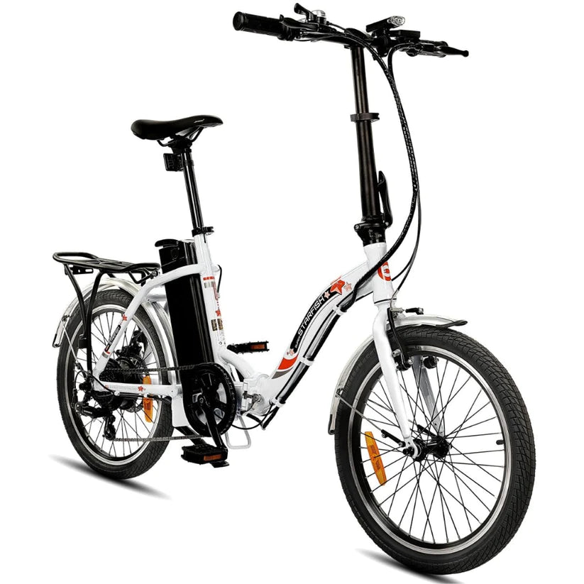 ECOTRIC BIKES UL Certified-Ecotric Starfish 20" Portable and Folding Electric Bike - Matte Black