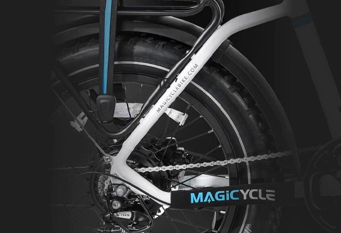 MAGICYCLE Ocelot Pro Long Range Step Thru Fat Tire - Electric Bike