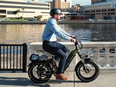 MAGICYCLE Ocelot Pro Long Range Step Thru Fat Tire - Electric Bike