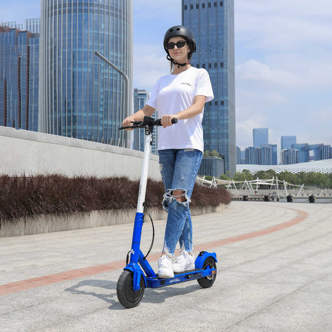 ANYHILL UM-1 Lightweight and One-Click Folding Electric Scooter