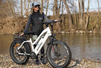 BAKCOU Flatlander Step-Through 75oW Mountain Fat Tire Electric Bike