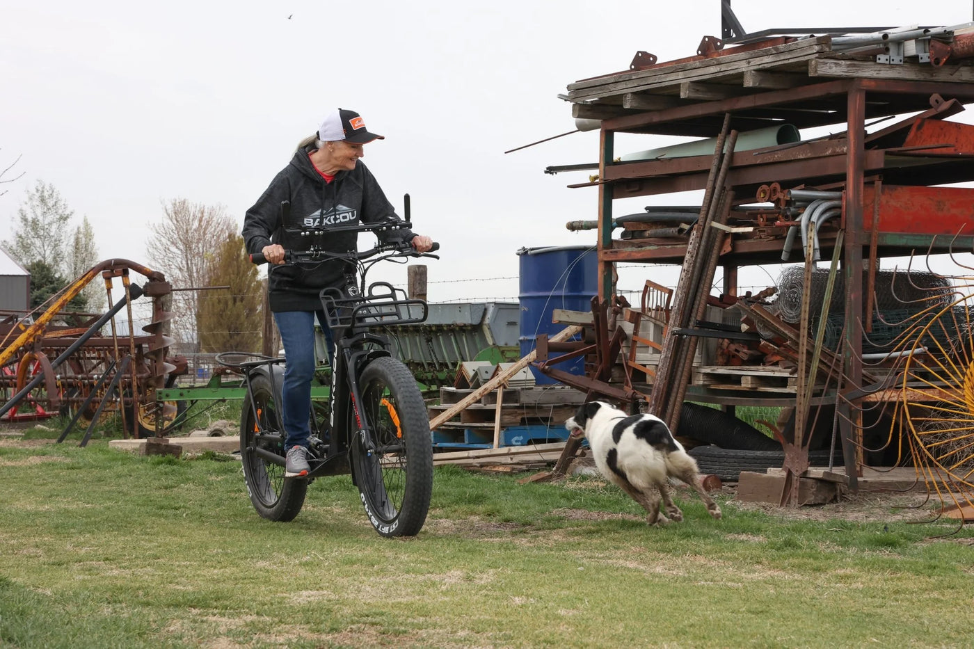 BAKCOU Grizzly Built With a Full Suspension Electric Scooter