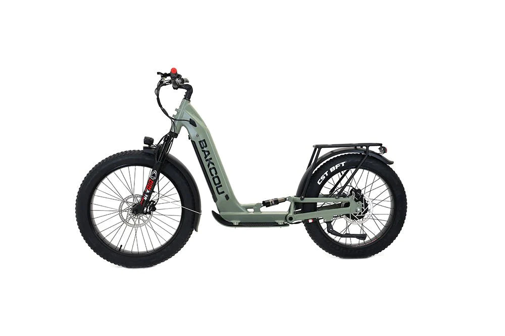 BAKCOU Grizzly Built With a Full Suspension Electric Scooter