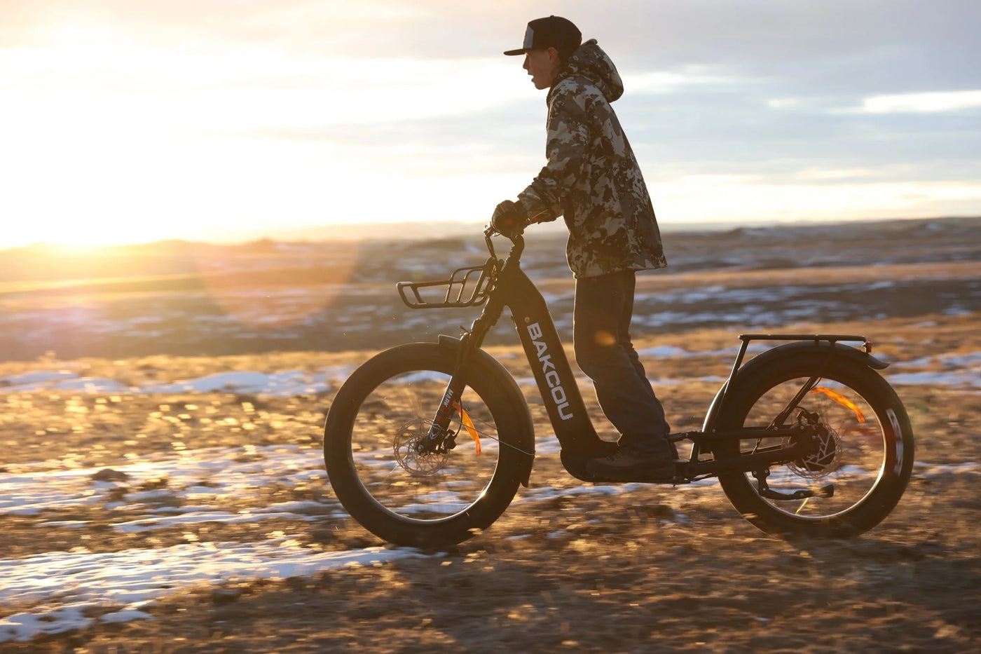 BAKCOU Grizzly Built With a Full Suspension Electric Scooter