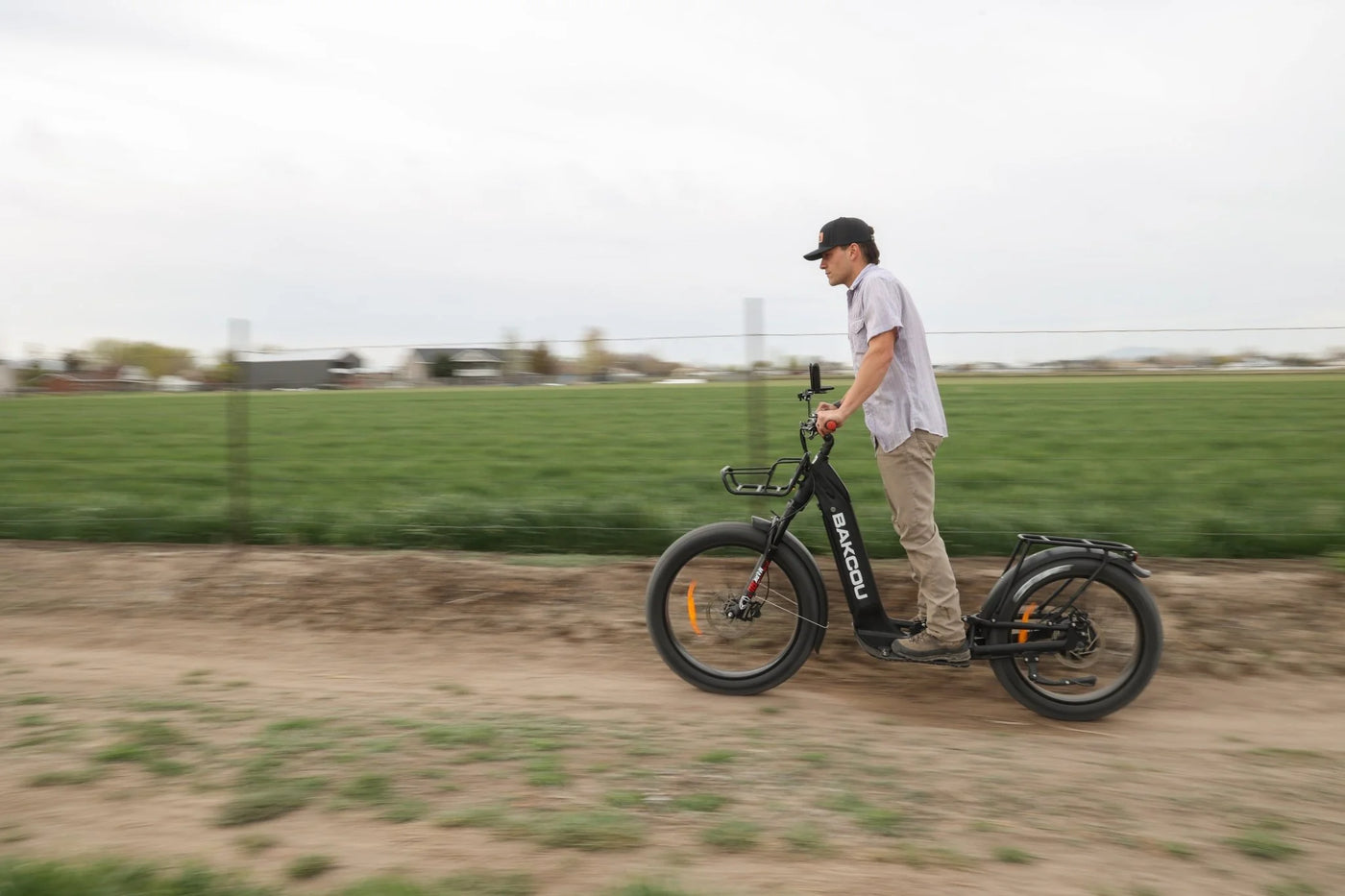 BAKCOU Grizzly Built With a Full Suspension Electric Scooter