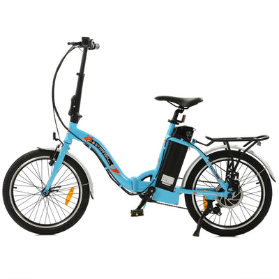 ECOTRIC BIKES UL Certified-Ecotric Starfish 20" Portable and Folding Electric Bike - Matte Black