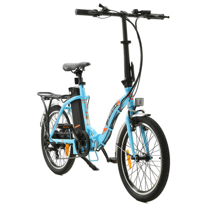 ECOTRIC BIKES UL Certified-Ecotric Starfish 20" Portable and Folding Electric Bike - Matte Black