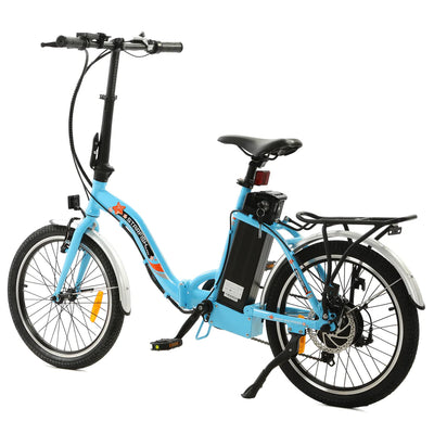 ECOTRIC BIKES UL Certified-Ecotric Starfish 20" Portable and Folding Electric Bike - Matte Black