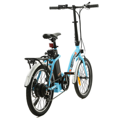 ECOTRIC BIKES UL Certified-Ecotric Starfish 20" Portable and Folding Electric Bike - Matte Black