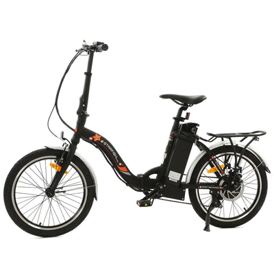 ECOTRIC BIKES UL Certified-Ecotric Starfish 20" Portable and Folding Electric Bike - Matte Black