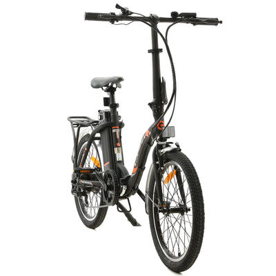 ECOTRIC BIKES UL Certified-Ecotric Starfish 20" Portable and Folding Electric Bike - Matte Black