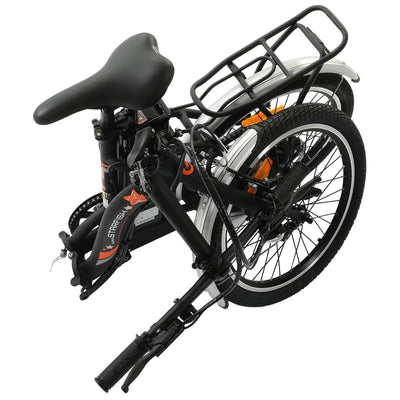 ECOTRIC BIKES UL Certified-Ecotric Starfish 20" Portable and Folding Electric Bike - Matte Black