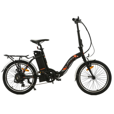 ECOTRIC BIKES UL Certified-Ecotric Starfish 20" Portable and Folding Electric Bike - Matte Black