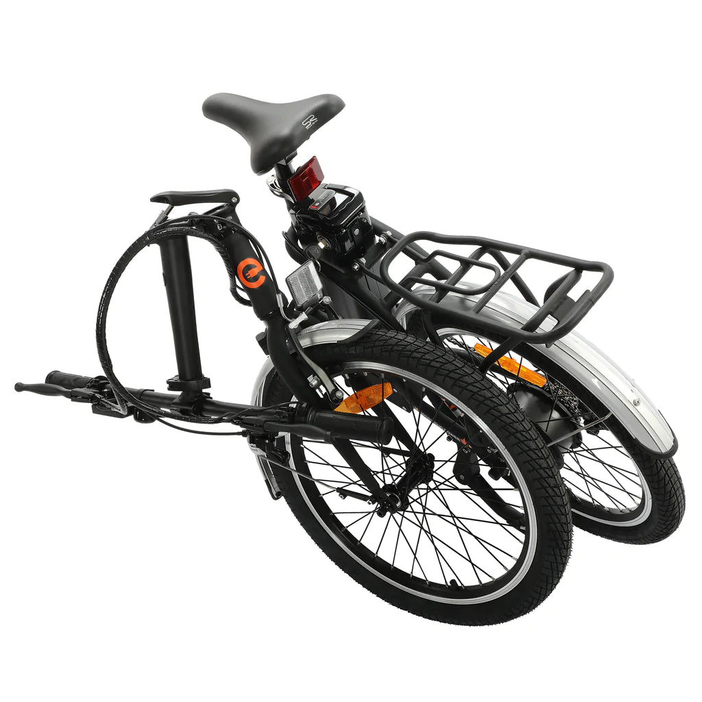 ECOTRIC BIKES UL Certified-Ecotric Starfish 20" Portable and Folding Electric Bike - Matte Black