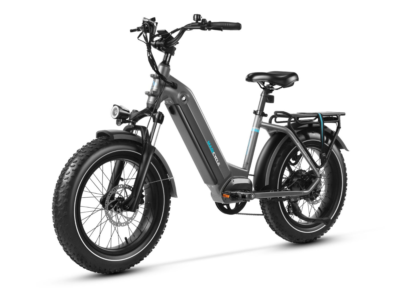 MAGICYCLE Ocelot Pro Long Range Step Thru Fat Tire - Electric Bike