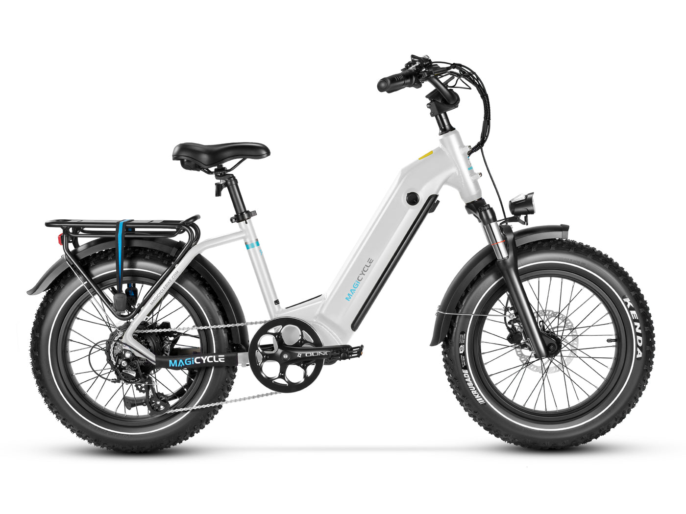 MAGICYCLE Ocelot Pro Long Range Step Thru Fat Tire - Electric Bike