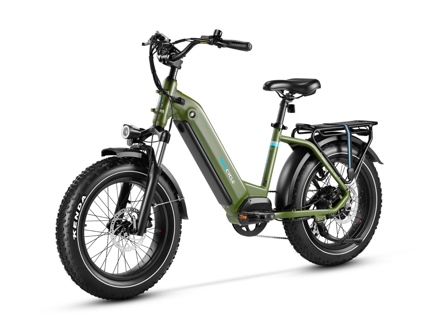 MAGICYCLE Ocelot Pro Long Range Step Thru Fat Tire - Electric Bike