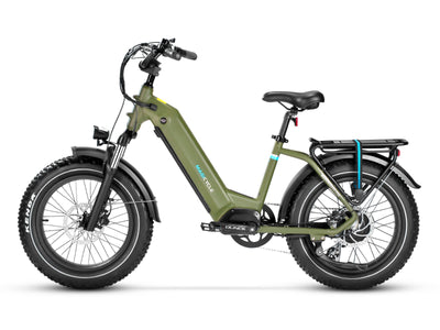 MAGICYCLE Ocelot Pro Long Range Step Thru Fat Tire - Electric Bike